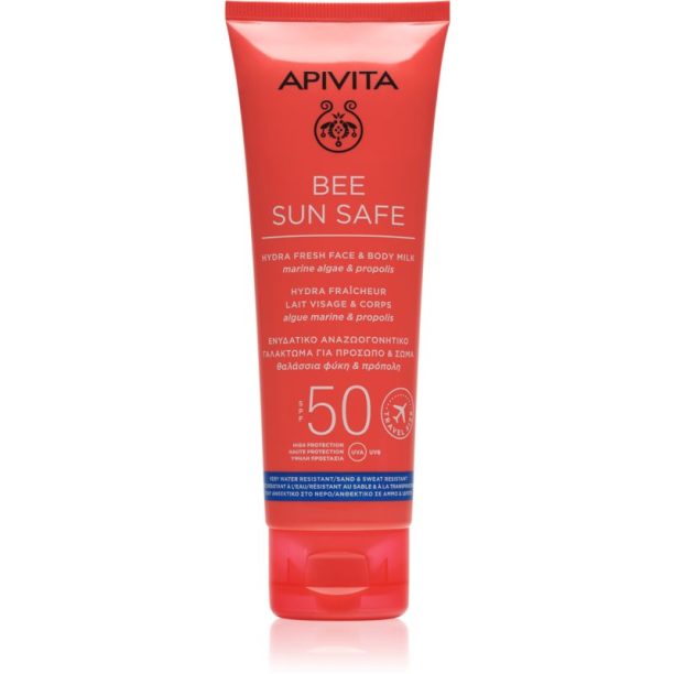 Apivita Bee Sun Safe слънцезащитен лосион за лице и тяло SPF 50 100 мл.