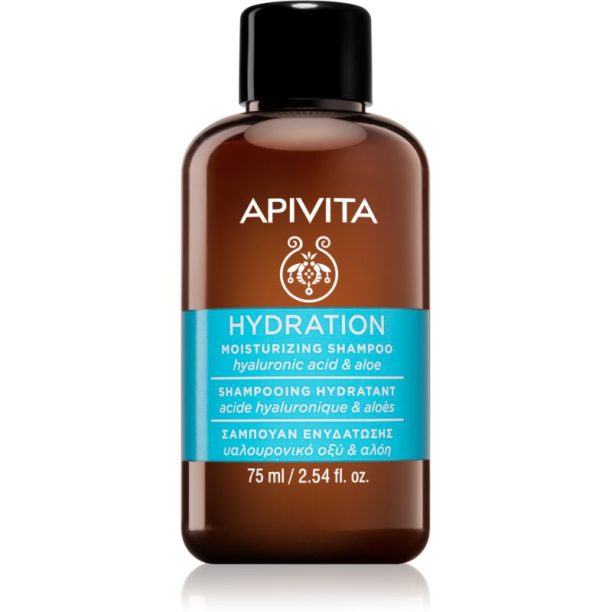 Apivita Hydratation Moisturizing хидратиращ шампоан за всички видове коса 75 мл.