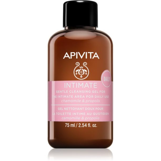 Apivita Intimate Care Chamomile & Propolis нежен гел за интимна хигиена за ежедневна употреба 75 мл.