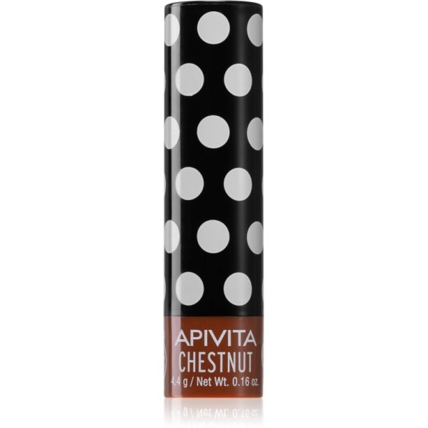 Apivita Lip Care Chestnut тониращ балсам за устни 4.4 гр.