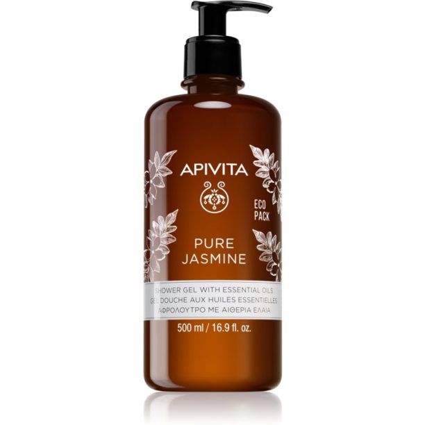 Apivita Pure Jasmine хидратиращ душ гел 500 мл.