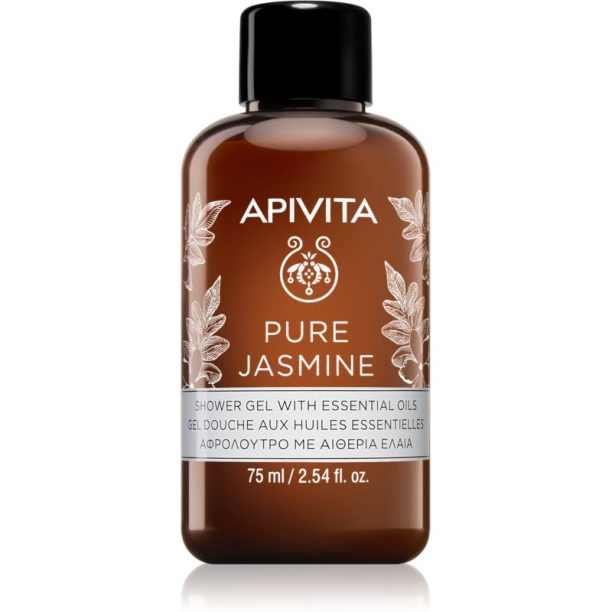 Apivita Pure Jasmine хидратиращ душ гел 75 мл.