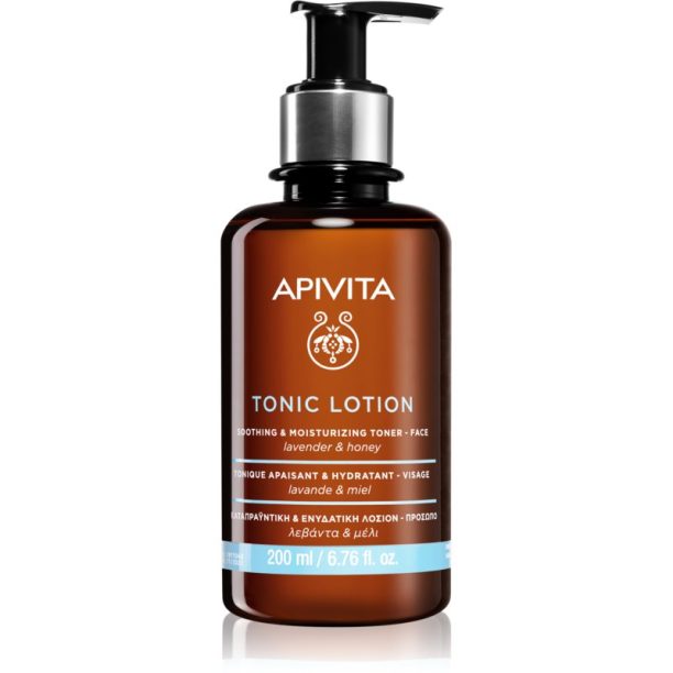 Apivita Tonic Lotion Soothing and Moisturizing Toner успокояващ тоник за лице с хидратиращ ефект 200 мл.