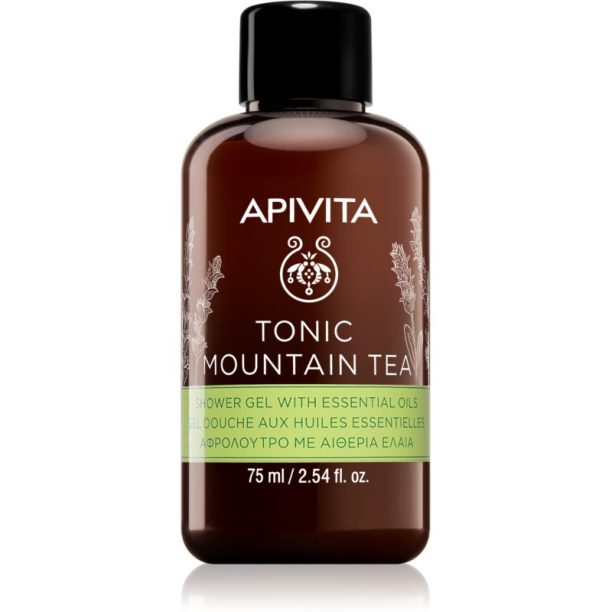 Apivita Tonic Mountain Tea тонизиращ душ-гел 75 мл.