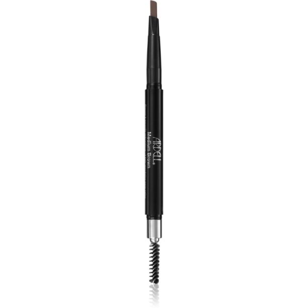 Ardell Brows механичен молив за вежди с четка 2 в 1 цвят Medium Brown 0.2 гр.