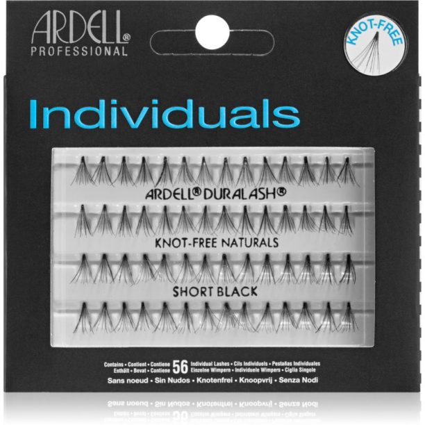 Ardell Individuals лепящи снопчета мигли без възли Short Black 56 бр.