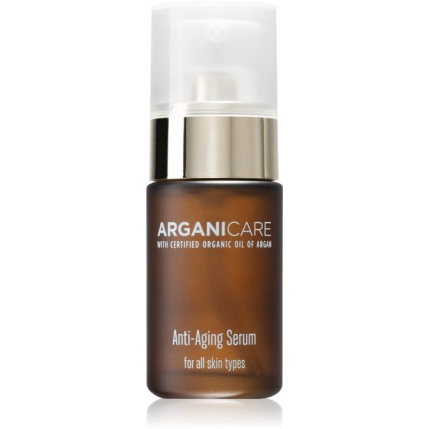 Arganicare Anti-Aging серум против стареене на кожата за всички типове кожа на лицето 30 мл.