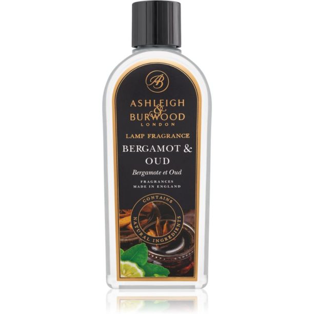 Ashleigh & Burwood London Lamp Fragrance Bergamot & Oud пълнител за каталитична лампа 500 мл.