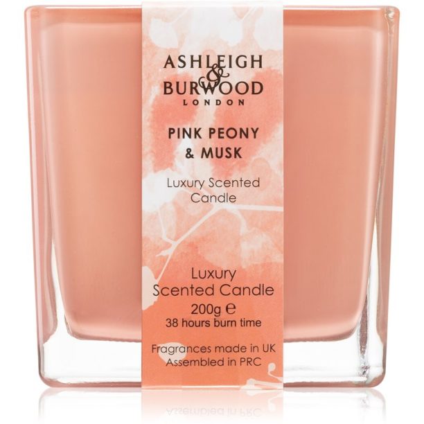 Ashleigh & Burwood London Life in Bloom Pink Peony & Musk ароматна свещ 200 гр.