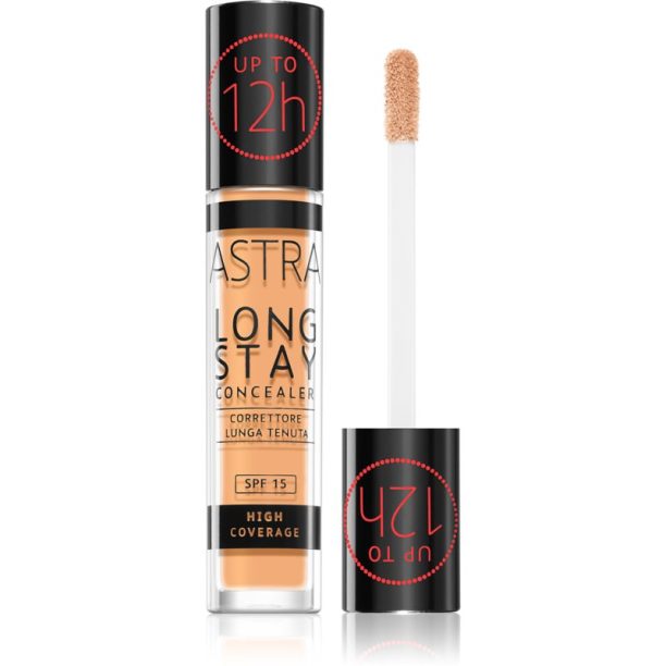 Astra Make-up Long Stay коректор с висока покривност SPF 15 цвят 05W Honey 4