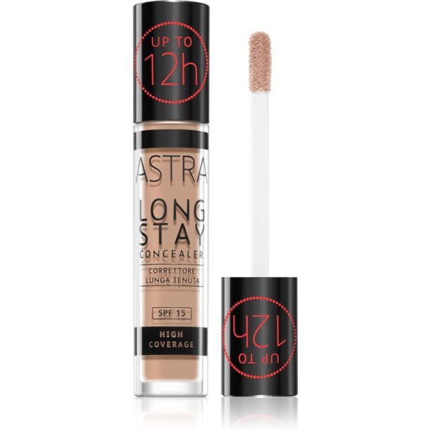 Astra Make-up Long Stay коректор с висока покривност SPF 15 цвят 4