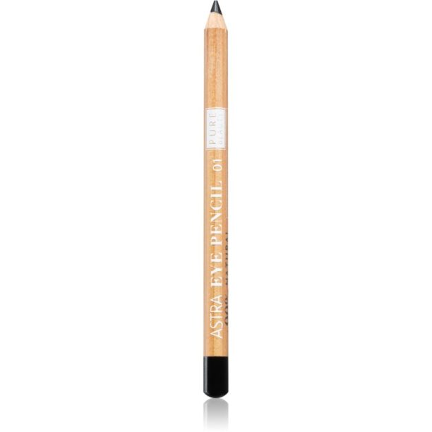 Astra Make-up Pure Beauty Eye Pencil молив за очи тип каял цвят 01 Black 1