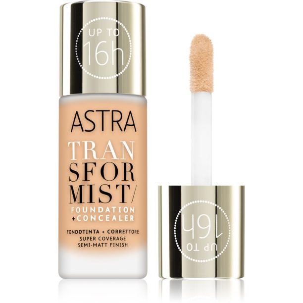 Astra Make-up Transformist дълготраен фон дьо тен цвят 003N Warm Beige 18 мл.