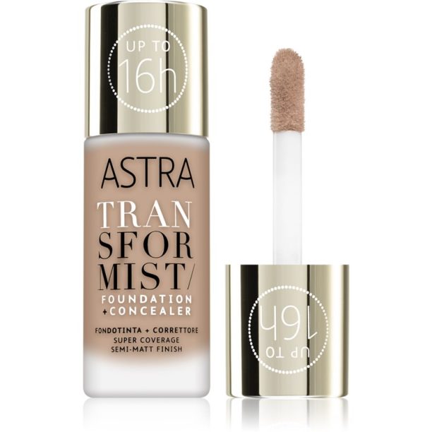 Astra Make-up Transformist дълготраен фон дьо тен цвят 01C Swan 18 мл.