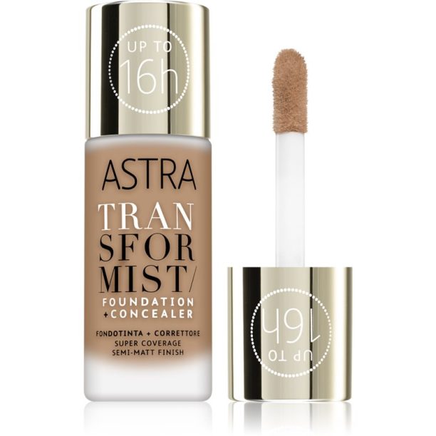 Astra Make-up Transformist дълготраен фон дьо тен цвят 05W Caramel 18 мл.