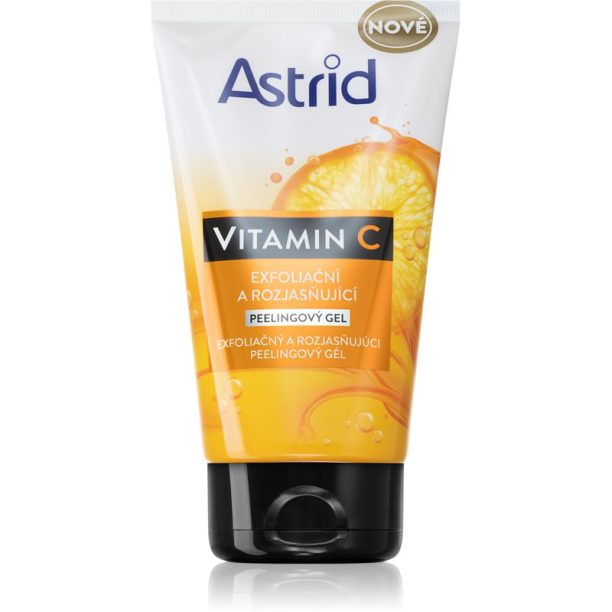 Astrid Vitamin C ексфолиращ гел за озаряване на лицето 150 мл.