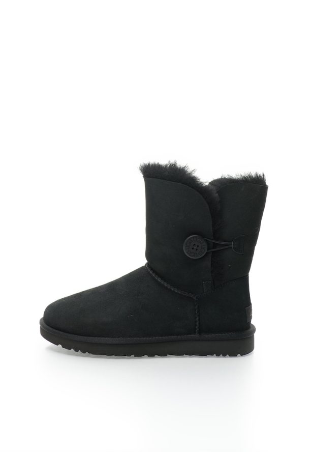 Черни велурени боти без връзки UGG