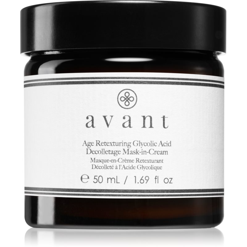 Avant Age Defy+ Age Retexturing Glycolic Acid Mask-in-Cream маска-крем за шия и деколте 50 мл.