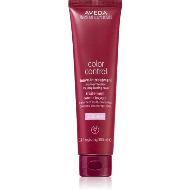 Aveda Color Control Leave-in Treatment Rich грижа без отмиване за блясък и защита на боядисана коса 100 мл. на ниска цена