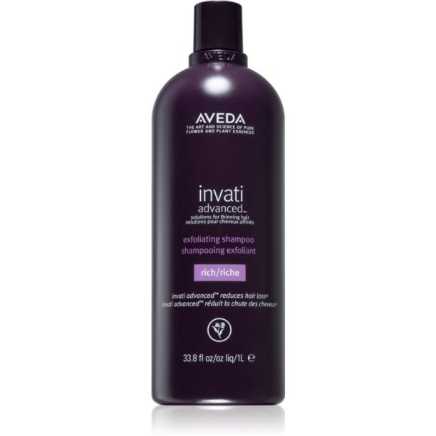 Aveda Invati Advanced™ Exfoliating Rich Shampoo дълбоко почистващ шампоан с пилинг ефект 1000 мл. на ниска цена