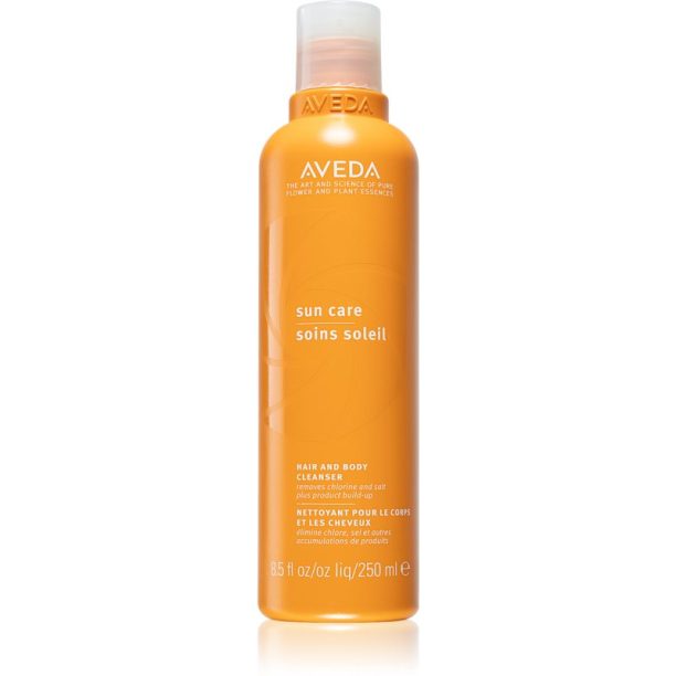 Aveda Sun Care Hair and Body Cleanser шампоан и душ гел 2 в 1 за коса увредена от слънце