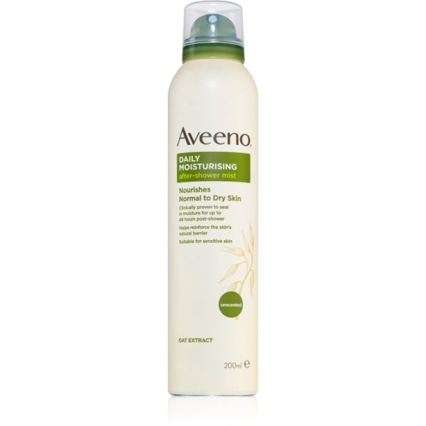 Aveeno Daily Moisturising After Shower Mist хидратираща мъгла за тяло 200 мл.