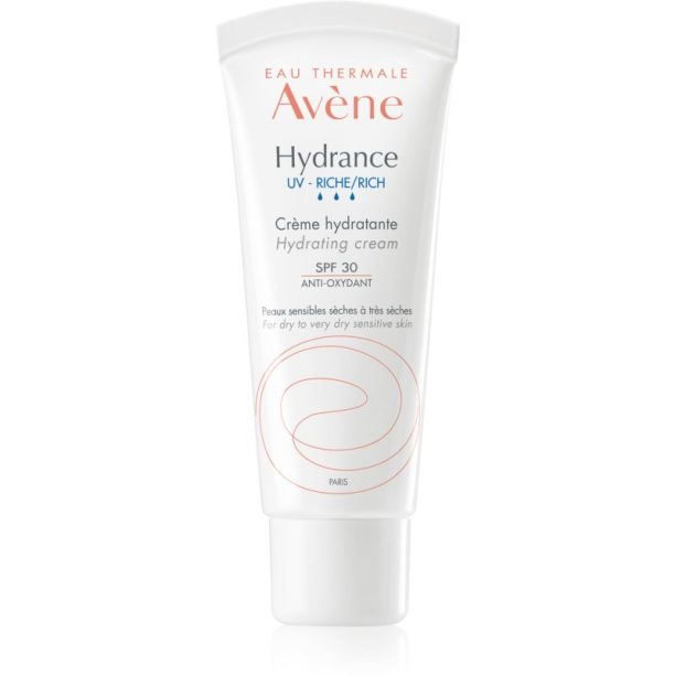 Avène Hydrance UV - Riche / Rich хидратиращ крем за чувствителна кожа SPF 30 40 мл.