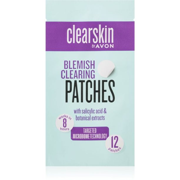 Avon Clearskin  Blemish Clearing лепенки за проблемна кожа против акне 12 бр.