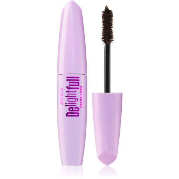 Avon DelightFull False Lash удължаваща спирала за плътни мигли цвят Lava Brown 10 мл.