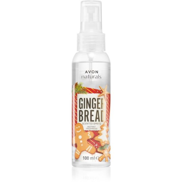 Avon Naturals Ginger Bread освежаващ спрей 3 в 1 100 мл.