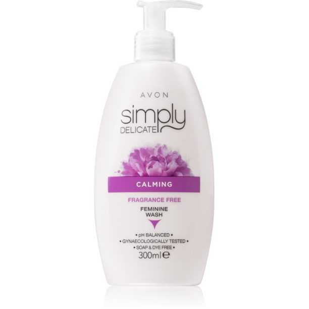 Avon Simply Delicate Calming успокояващ гел за интимна хигиена 300 мл.