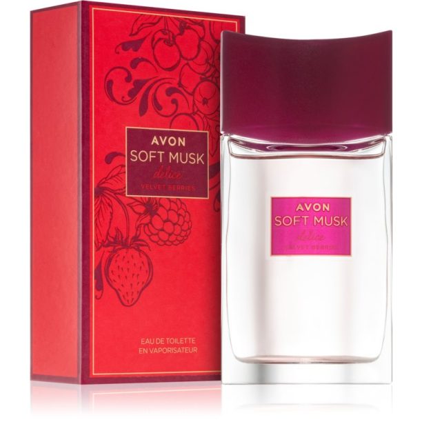 Avon Soft Musk Delice Velvet Berries тоалетна вода за жени 50 мл. на ниска цена