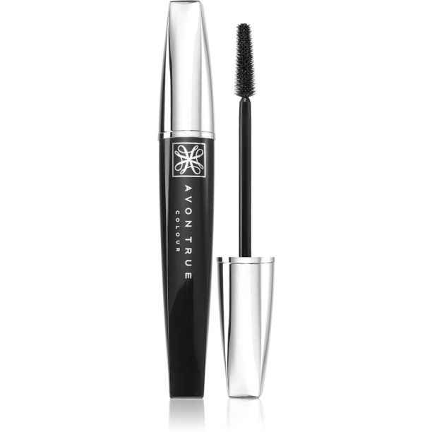 Avon True Colour спирала за удължаване на миглите цвят Blackest Black 7 мл.