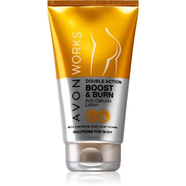 Avon Works Boost & Burn антицелулитен лосион за тяло с отслабващ ефект 150 мл.