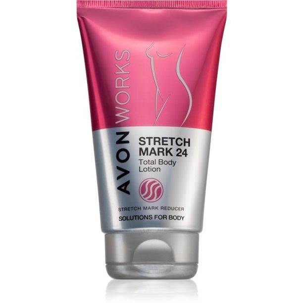 Avon Works Stretch Mark 24 тоалетно мляко за тяло против стрии 150 мл.