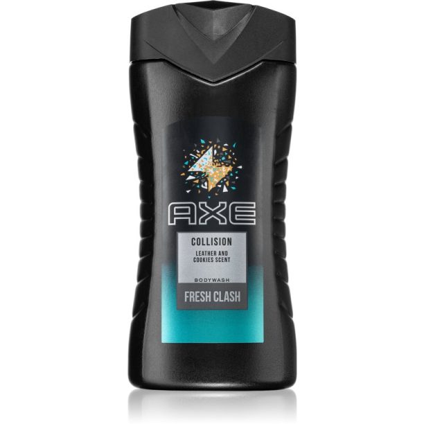 Axe Collision Leather + Cookies душ гел  за мъже 250 мл. купи на топ цена