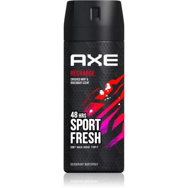 Axe Recharge Crushed Mint & Rosemary дезодорант и спрей за тяло 48 часа 150 мл. на ниска цена