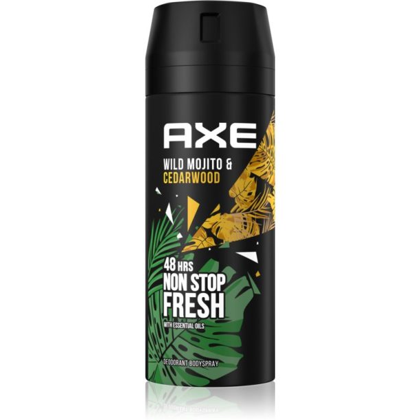 Axe Wild Green Mojito & Cedarwood дезодорант и спрей за тяло I. 150 мл. на ниска цена