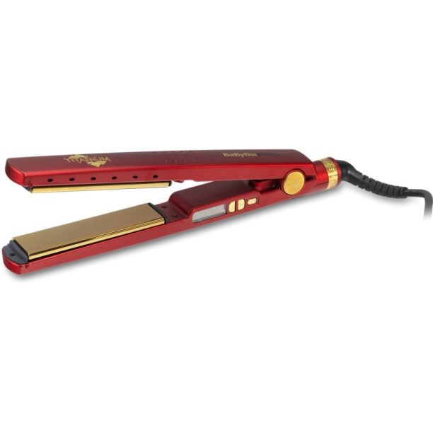 BaByliss PRO Titanium - Ionic BAB3091RDTE за изправяне на косата Red Titanium