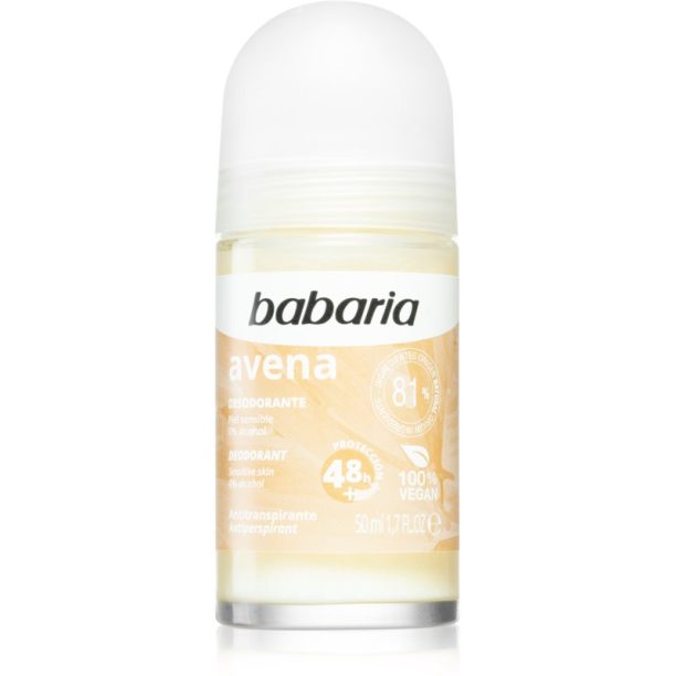 Babaria Deodorant Oat рол- он против изпотяване за чувствителна кожа 50 мл.