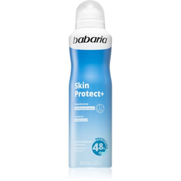 Babaria Deodorant Skin Protect+ дезодорант в спрей  с антибактериална добавка 200 мл.