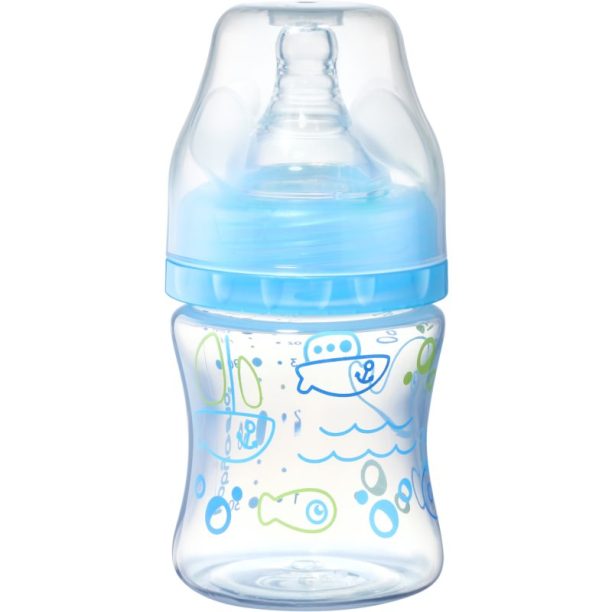 BabyOno Baby Bottle бебешко шише против колики 0m+ Blue 120 мл.