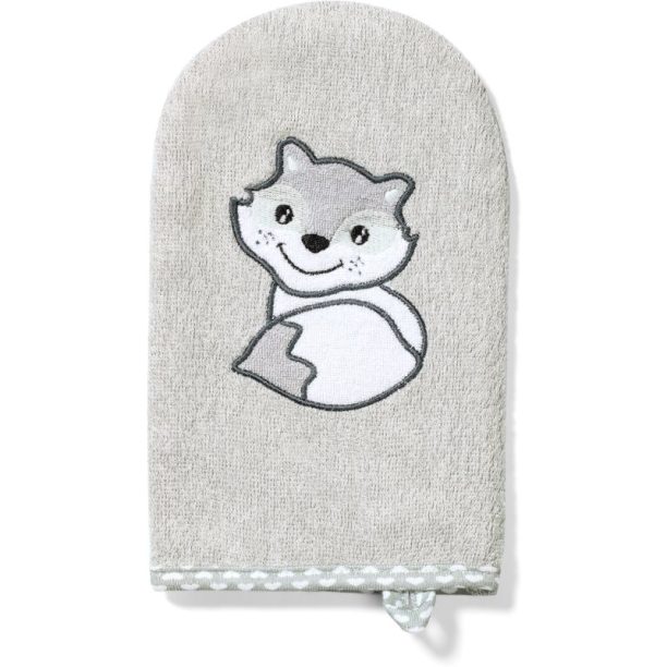 BabyOno Facecloth Bamboo кърпа за измиване Grey 1 бр.