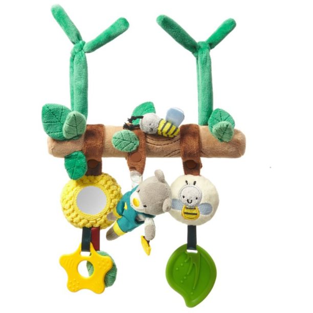 BabyOno Have Fun Educational Toy контрастна играчка за окачане Gardener Teddy 1 бр. на ниска цена