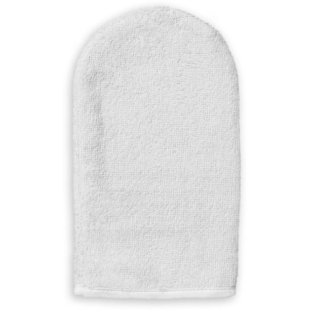 BabyOno Take Care Bamboo Baby Wash Mitt кърпа за измиване White 1 бр.