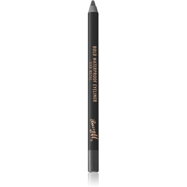 Barry M Bold Waterproof Eyeliner водоустойчив молив за очи цвят Gun Metal 1