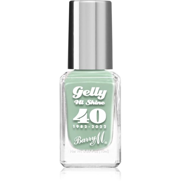 Barry M Gelly Hi Shine "40" 1982 - 2022 лак за нокти цвят Eucalyptus 10 мл. на ниска цена