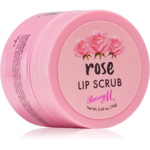 Barry M Lip Scrub пилинг за устни вкус Rose 14 гр.