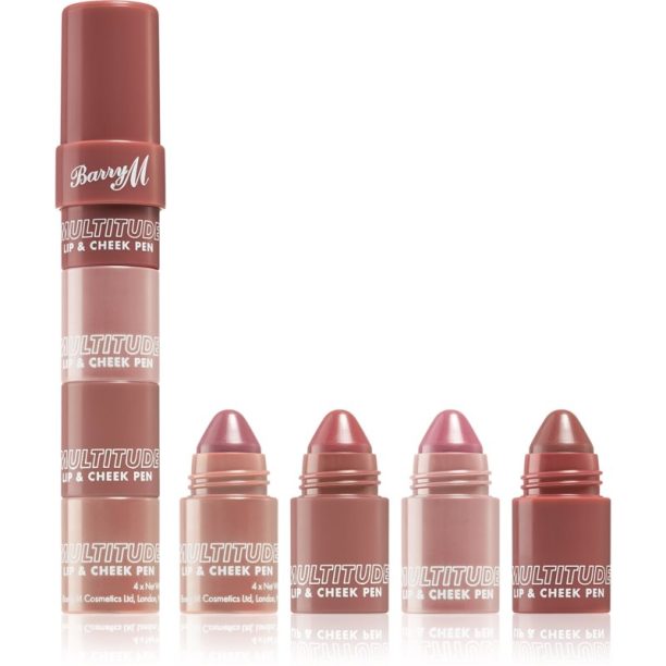 Barry M Multitude Lip and Cheek Pen червило на устните и бузите цвят Honey Honey 3