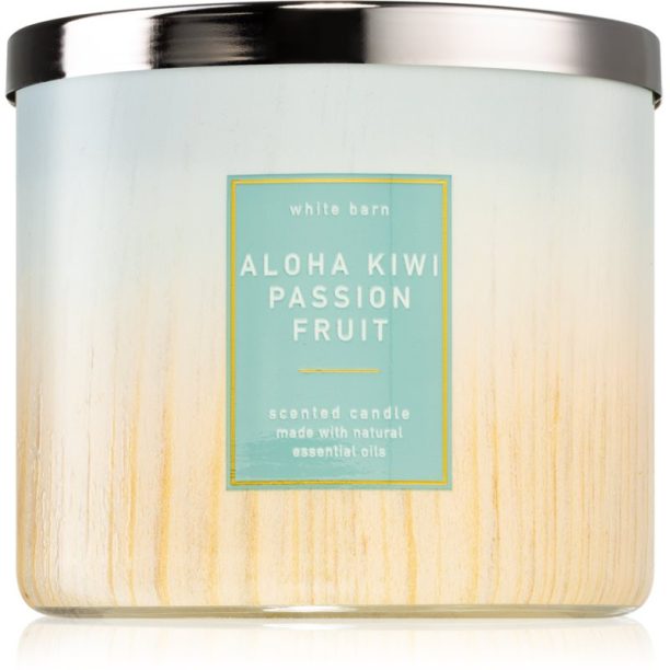 Bath & Body Works Aloha Kiwi Passionfruit ароматна свещ 411 гр.